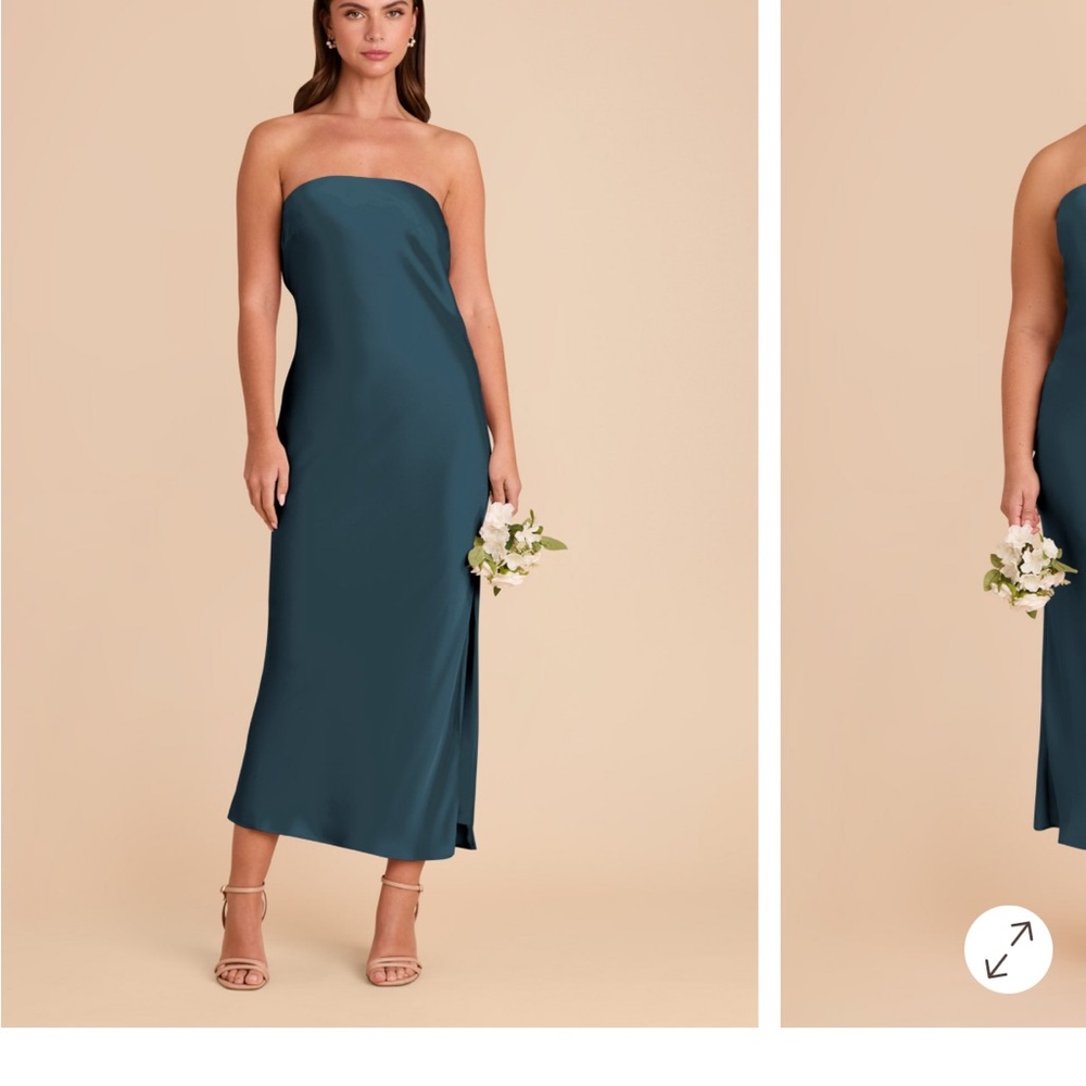 Isla Dress
Matte Satin Dark Teal